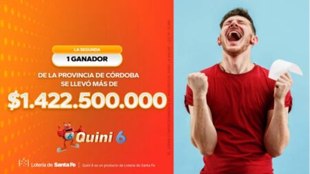 Afortunado ganó más de un millón de dólares en el Quini 6