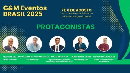 Importantes líderes do gaming local participarão no G&M Eventos Brasil 2025