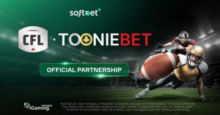 Canada: ToonieBet is designated Official Sports Betting Partner and Official Online Casino Partner of the CFL