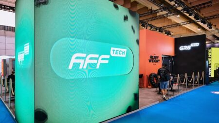 A packed booth, dozens of successful meetings, and award-winning recognition for Aff.Tech at Lisbon