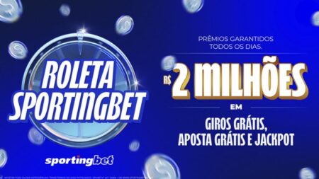 A Sportingbet lança roleta com prêmios garantidos e distribui mais de R$2 milhões por semana