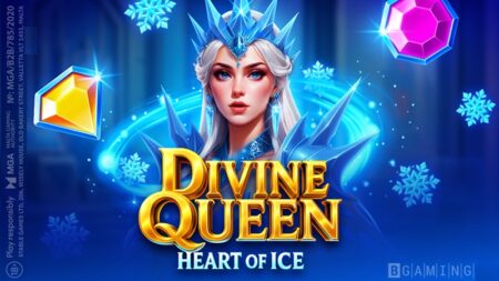 Enjoy the presence of royalty and the heat of wins with ‘Divine Queen: Heart of Ice,’ by BGaming