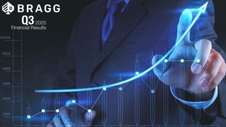 Revenue and adjusted EBITDA growth for Bragg Gaming Group in Q3 2025