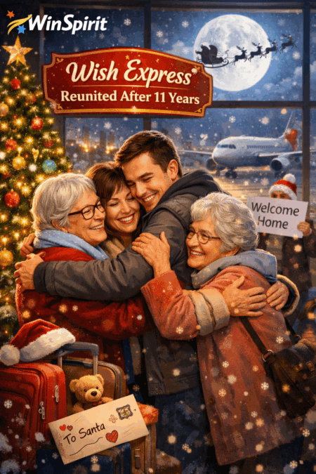 When Dreams Become Reality: How WinSpirit’s “Wish Express” Reunited a Family After 11 Years