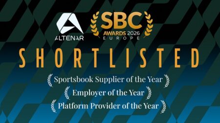 Altenar was shortlisted in three categories for gaming awards in Europe