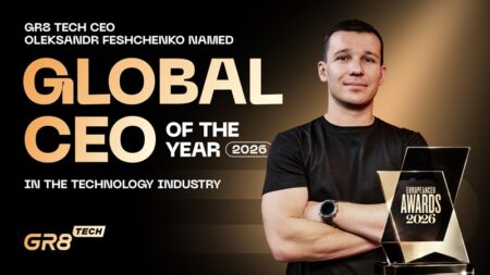 GR8 Tech leader Oleksandr Feshchenko named ‘CEO of the Year’ for second consecutive year