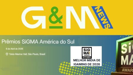 A G&M News Brasil conquista sua quarta indicação aos Prêmios SiGMA América do Sul