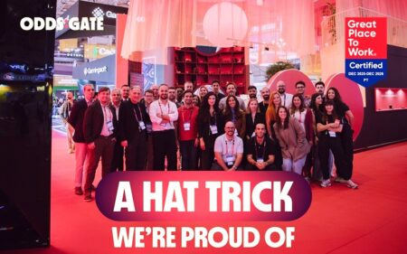 A Oddsgate recebe a certificação ‘Great Place to Work’ pelo terceiro ano consecutivo