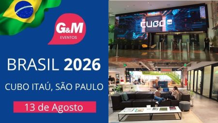 G&M Eventos Brasil 2026 escolhe o Cubo Itaú, melhor lugar para promover inovação, networking e negócios