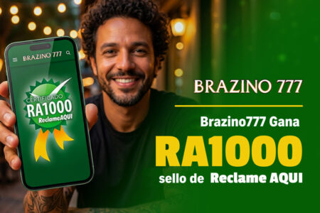 Brazino777 obtiene el sello RA1000 de Reclame AQUI