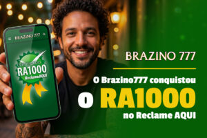 Brazino777 conquista selo RA1000 do Reclame AQUI