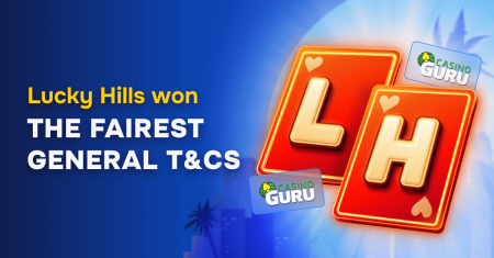 LuckyHills Wins “The Fairest General T&Cs” at Casino Guru Awards